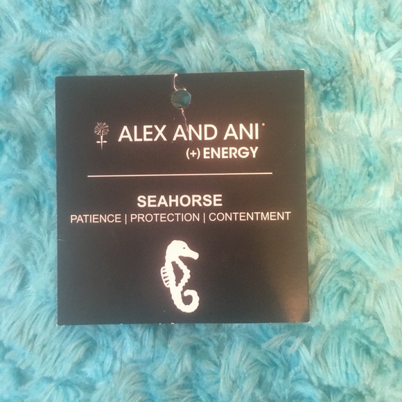 Alex and Ani Silver Seahorse Bracelet - Picture 2 of 3